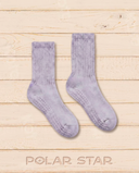 Chaussettes de Pilates antidérapantes Lavender Frost lavande, vue produit