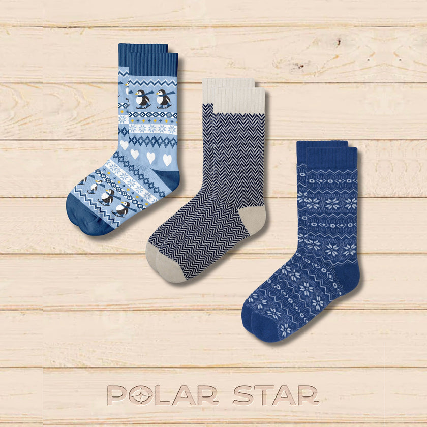 Pack 3 paires (Blue Winter)