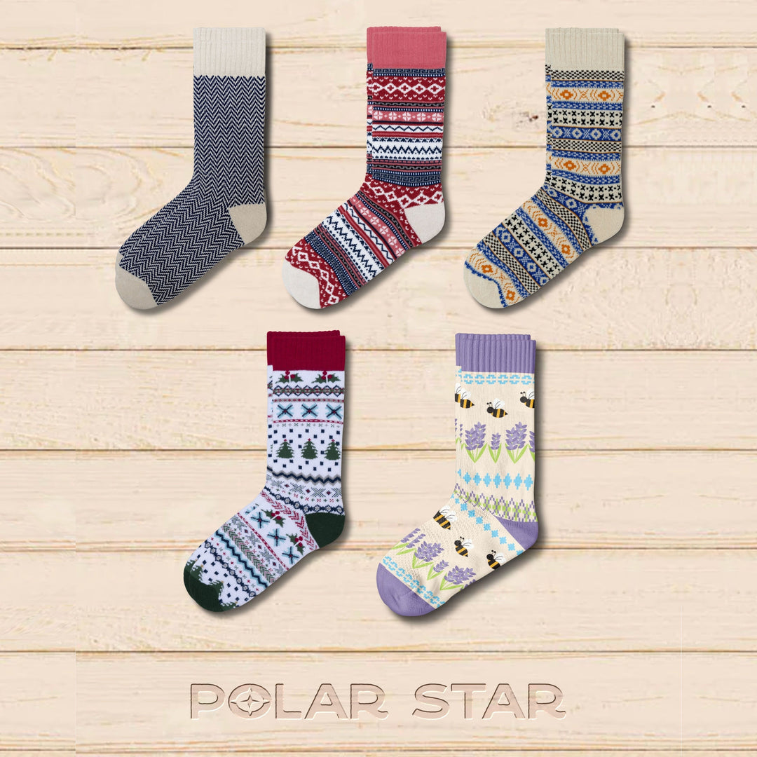 Pack 5 paires (Colorful Nature)