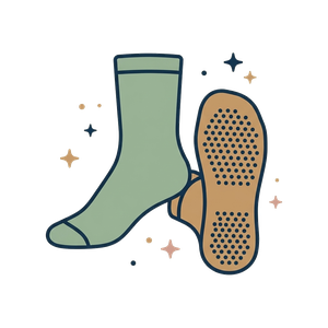 2 pares de meias antiderrapantes de Pilates Polar Star