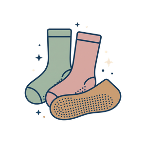 3 pares de meias antiderrapantes de Pilates Polar Star