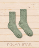Chaussettes de Pilates antidérapantes Sage Mist vert sauge, vue produit
